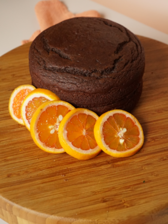 Vegan Chocolate Orange Cardamom Cake