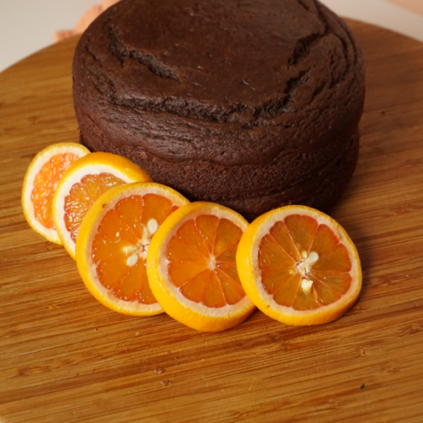 Vegan Chocolate Orange Cardamom Cake